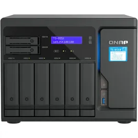QNAP TS-855X Leergehäuse Schwarz