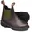 Chelsea-Boots Braun/Grün 32