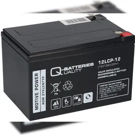 Q-Batteries 12lcp-12 12v - 13ah Blei Akku Zyklentyp Agm - Deep Cycle Vrla