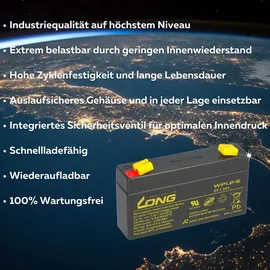 KungLong WP1.2-6 6V 1200 mAh 1 St.