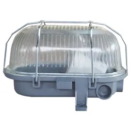 Blulaxa Kellerleuchte 1 E27 oval grau