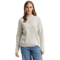Tom Tailor Denim Strickpullover mit Stehkragen beige S (36)