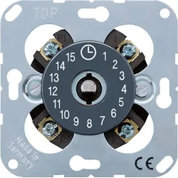 JUNG, Zeitschaltuhr + Smart Plug, Schaltuhr 2-pol.15 Min. 11015