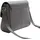 lazarotti Umhängetasche Bologna Leather Flat Crossbody Bag Grey