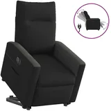 vidaXL Relaxsessel mit Aufstehhilfe Elektrisch Schwarz Stoff