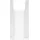 Papstar 2000 Hemdchen-Tragetaschen, HDPE 48 cm x 22 cm x 12 cm transparent Knotenbeutel