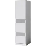 BASIC by Balculina Wäscheschrank Washhome 50 x 200 x 68 cm Weiß