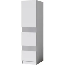 BASIC by Balculina Wäscheschrank Washhome 50 x 200 x 68 cm Weiß
