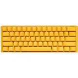 Ducky One 3 Mini Tastatur USB QWERTY Nordisch Gelb