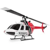 AMEWI RC-Hubschrauber Bell 206 PRO 6CH RTF rot/weiß