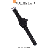 Hamilton Leder Khaki Mechanical Band-set Leder-braun-22 H690.604.103 - braun