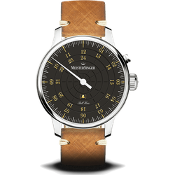 Meistersinger Meisterstücke Bell Hora BHO902G - schwarz,cognac - 43mm