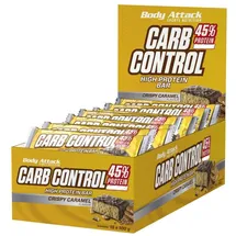 Body Attack Carb Control Peanut Butter Riegel 15 x 100 g