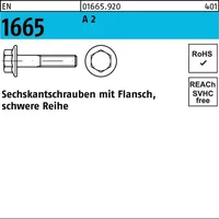 Industrial Quality Supplies Sechskantschraube EN 1665 Flansch M6 x 12 200 Stück