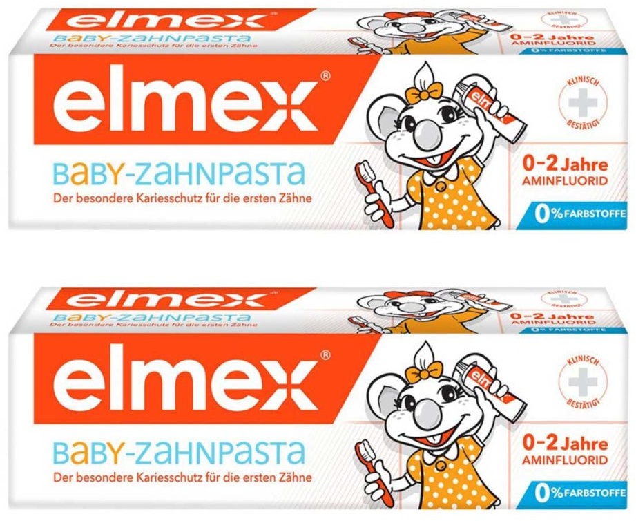 elmex Baby Zahnpasta Kariesschutz für Milchzähne