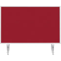 Magnetoplan Tischtrennwand VarioPin - 80x50cm - doppelseitig - 1 Seite Whiteboard-Oberfläche - 1 Seite Filz-Oberfläche