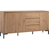 MID.YOU Sideboard , holzfarben , Maße cm B: 178,5 H: 87 T: 40.0