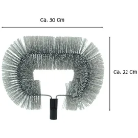 Nölle Profi Brush Staubbesen Staubbiene oval mit Teleskopstiel bis 170 cm