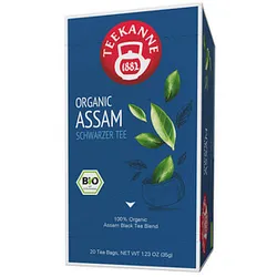 TEEKANNE ORGANIC ASSAM Bio-Tee 20 Portionen