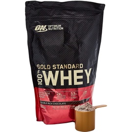 Optimum Nutrition Gold Standard 100% Whey Double Rich Chocolate Pulver 450 g