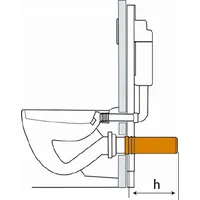 Haas + Sohn OHA Wand-WC-Anschlussstück PE, mit Dichtung DN 90/90 3963