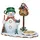 Hubrig Volkskunst GmbH Räuchermann Schneemann 14 cm braun