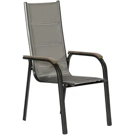 Merxx Stapelsessel Trivero 60 x 74 x 108 cm grau