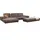 W.Schillig Ecksofa "run, Designsofa mit tollem Sitzkomfort, bequem, L-Form", braun (mocca s37), B:319cm H:88cm T:178cm, Longlife Xtra-Leder Z73: Naturwalkleder der Luxusklasse aus den erlesensten Rohhäuten.