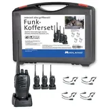 Midland G10 Pro PMR 4er Handwerker-Koffer C1107.S2 PMR-Funkgerät 4er Set