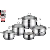 ELO Platin Topf-Set 5-tlg. 3 x Fleischtopf + Bratentopf + Kasserolle  