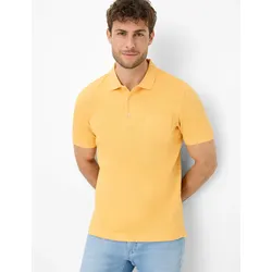 Poloshirt BRAX "Style PETE", Herren, Gr. 6XL, gelb, 96% Baumwolle, 4% Elasthan, Kurzarm, Shirts