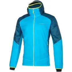 La Sportiva Wanderjacke Across Primaloft (PrimaLoft Active Silver Eco Isolierung) hellblau/sturmblau Herren