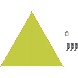 Bent Zip-Canvas Sonnensegel, Limette