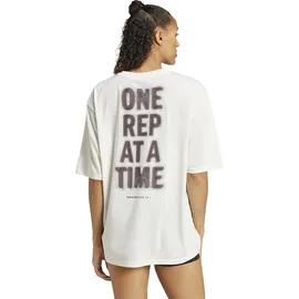 Adidas Climacool One Rep at a Time Training Graphic T-Shirt Chalk White L