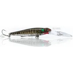 Wobbler - Gutsy Minnow 8cm - DEEP - 01 Mud Minnow EINHEITSGRÖSSE