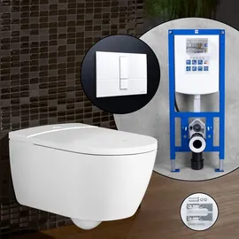 Villeroy & Boch ViClean-I 100 mit WC-Sitz Weiß