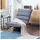 Homcom Relaxsessel Bodensofa Mikrofasertuch 62 x 95 x 62 cm Grau mit verstellbarer Lehne