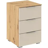 OTTO home Nachtschrank AGORDO 40 x 42 x 61 cm Beige