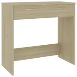 vidaXL Schreibtisch Sonoma Eiche braun