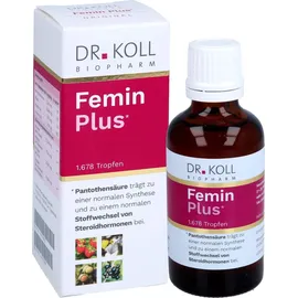 Dr. Koll Biopharm GmbH Femin Plus Gemmo Komplex Himbeere Vitamine Tropfen 50 ml