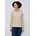 Hoodie mit Backprint beige
