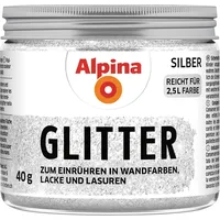 Alpina Kreativ Glitter Silber 40g