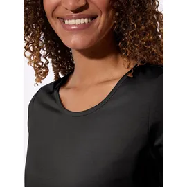 Casual Looks 3/4-Arm-Shirt CASUAL LOOKS "2er-Pack Shirts", Damen, Gr. 40, schwarz, ecru, 100% Baumwolle, unifarben, Rundhals, Shirts 3/4-Arm-Shirt