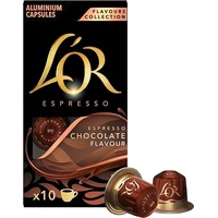 100 L'Or Chocolate Espresso Kaffeekapseln aus Aluminium, Nespresso-kompatibel