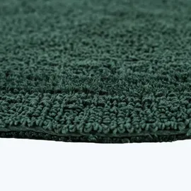 Homescapes Runde Battematte Moosgrün Ø 80 cm