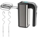 Sunicol Handmixer 800W Handrührgerät Edelstahlkneter Handmixer, 5 Geschwindigkeiten, mit Exit-Taste, Handrührer mit 2 Knethaken & 2 Rührbesen