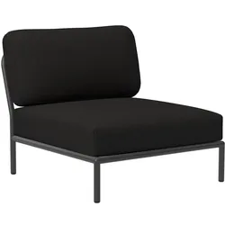 LEVEL Outdoor Sessel Lounge-Modul 1 Dunkelgrau Kohle