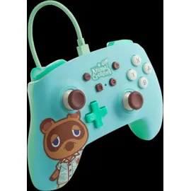 PowerA Enhanced Wired Controller Animal Crossing Tom Nook Switch