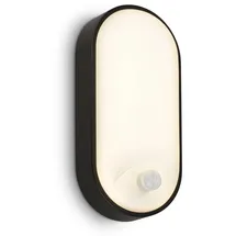 Brilo LED Wandlampe Aussen (IP65) 1 Schwarz
