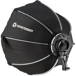 BRESSER Softbox Super Quick Schnellspann-Octabox 90cm für Kamerablitze schwarz